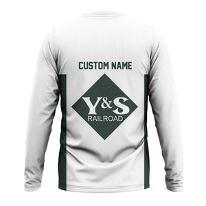 Railspirit Custom Name Youngstown & Southern Railroad Long Sleeve Shirt Yes I Need All Those Train Printed Shirt