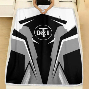 Railspirit Personalized Detroit Toledo And Ironton Railroad Blanket Strong Line Train Blanket Gift Idea For Train Lover