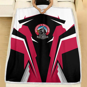 Railspirit Personalized Durango And Silverton Narrow Gauge Railroad Blanket Strong Line Train Blanket Gift Idea For Train Lover