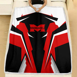 Railspirit Personalized Monongahela Railroad Blanket Strong Line Train Blanket Gift Idea For Train Lover