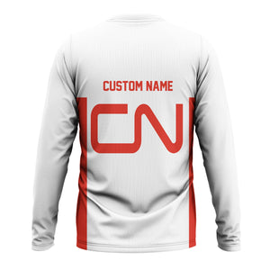 Railspirit Custom Name Canadian National Railroad Long Sleeve Shirt Yes I Need All Those Train Printed Shirt