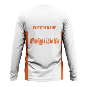 Railspirit Custom Name Wheeling And Lake Erie Railroad Long Sleeve Shirt Yes I Need All Those Train Printed Shirt