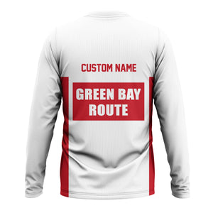 Railspirit Custom Name Green Bay & Western Railroad Long Sleeve Shirt Yes I Need All Those Train Printed Shirt