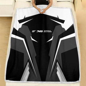 Railspirit Personalized Norfolk Southern Railway Blanket Strong Line Train Blanket Gift Idea For Train Lover