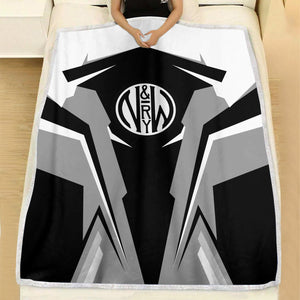 Railspirit Personalized Norfolk and Western Railway Blanket N&W Strong Line Train Blanket Gift Idea For Train Lover