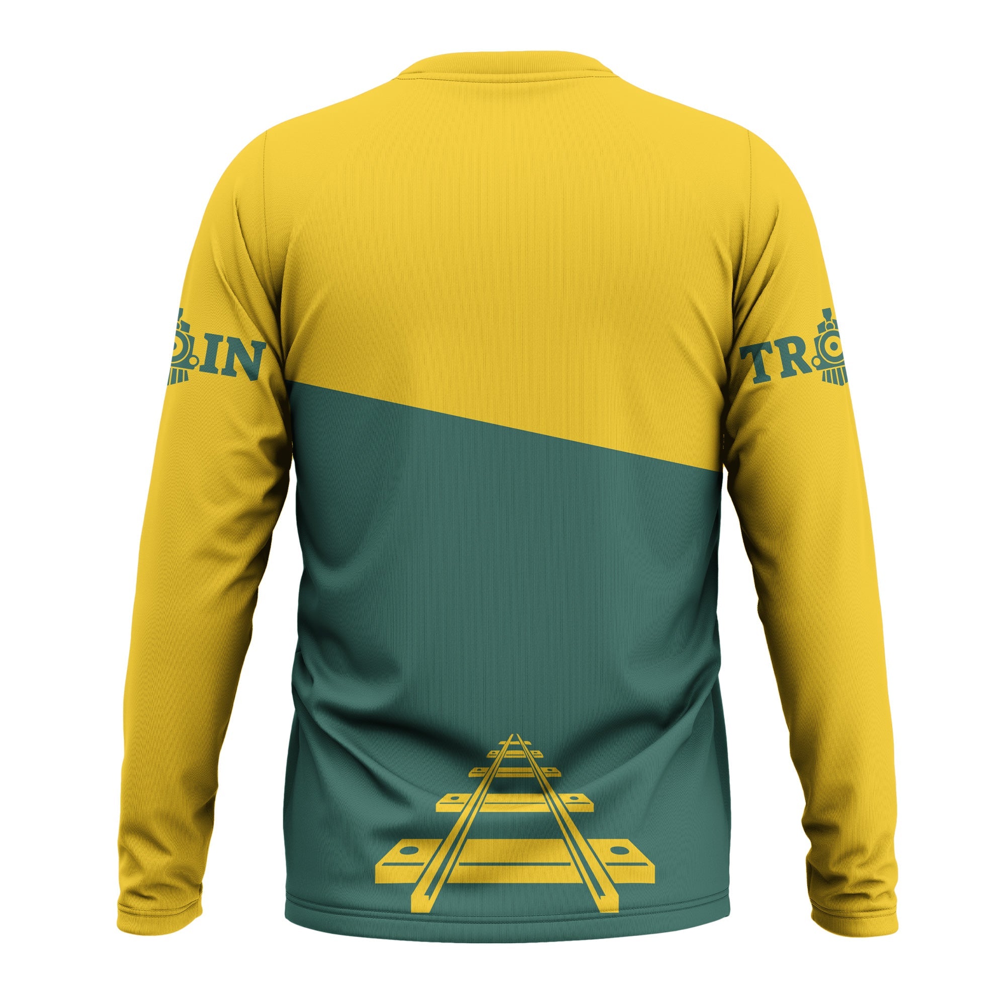 Railspirit Custom Name Southern Railway U.S Long Sleeve Shirt One Track Mind SOU Printed Shirt