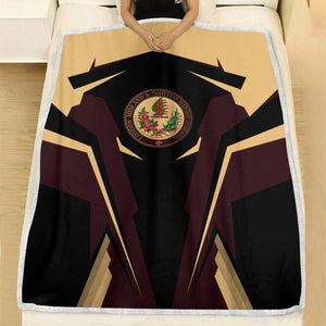 Railspirit Personalized London, Midland and Scottish Railway Blanket Strong Line Train Blanket Gift Idea For Train Lover