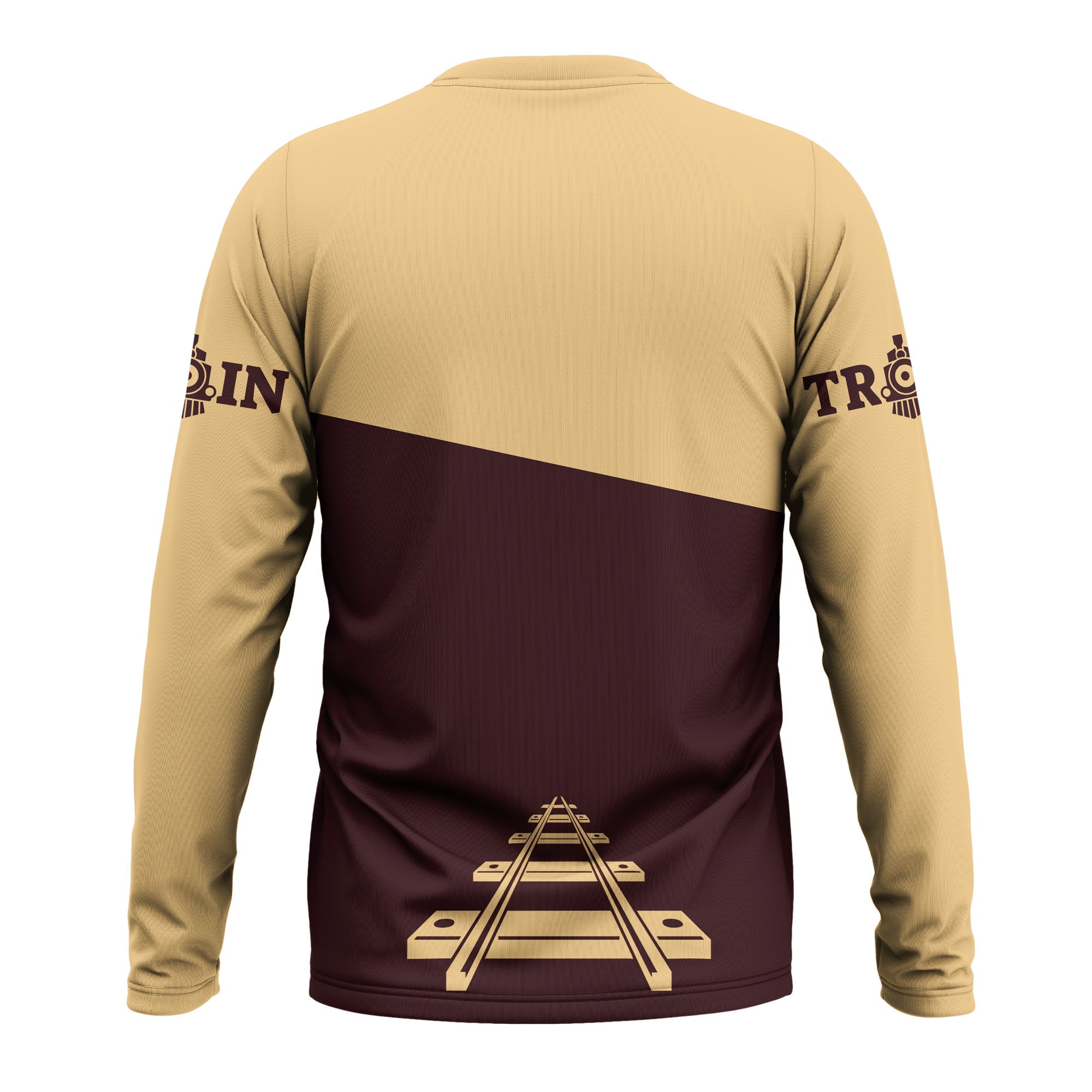 Railspirit Custom Name London, Midland and Scottish Railway Long Sleeve Shirt One Track Mind Printed Shirt