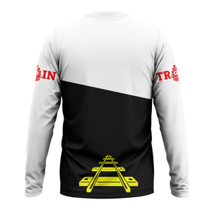 Railspirit Custom Name Iowa Interstate Railroad Long Sleeve Shirt One Track Mind IAIS Printed Shirt