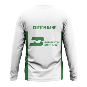 Railspirit Custom Name Burlington Northern Railroad Long Sleeve Shirt Yes I Need All Those Train Printed Shirt