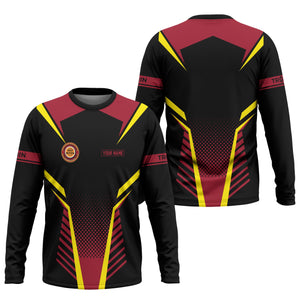 Railspirit Personalized Chicago Great Western Railroad Long Sleeve Shirt Unisex Train Shirt All Over Print