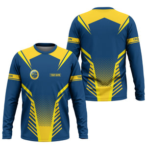 Railspirit Personalized Alaska Railroad Long Sleeve Shirt Unisex Train Shirt All Over Print