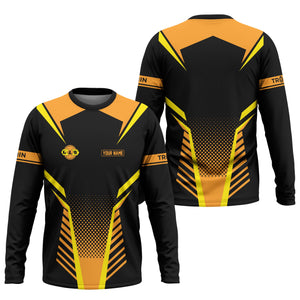 Railspirit Personalized Genesee & Wyoming Inc. Railroad Long Sleeve Shirt Unisex Train Shirt All Over Print