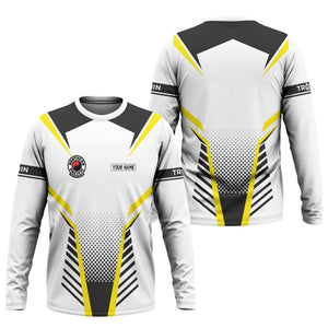 Railspirit Personalized Northern Pacific Railway Long Sleeve Shirt Unisex Train Shirt All Over Print