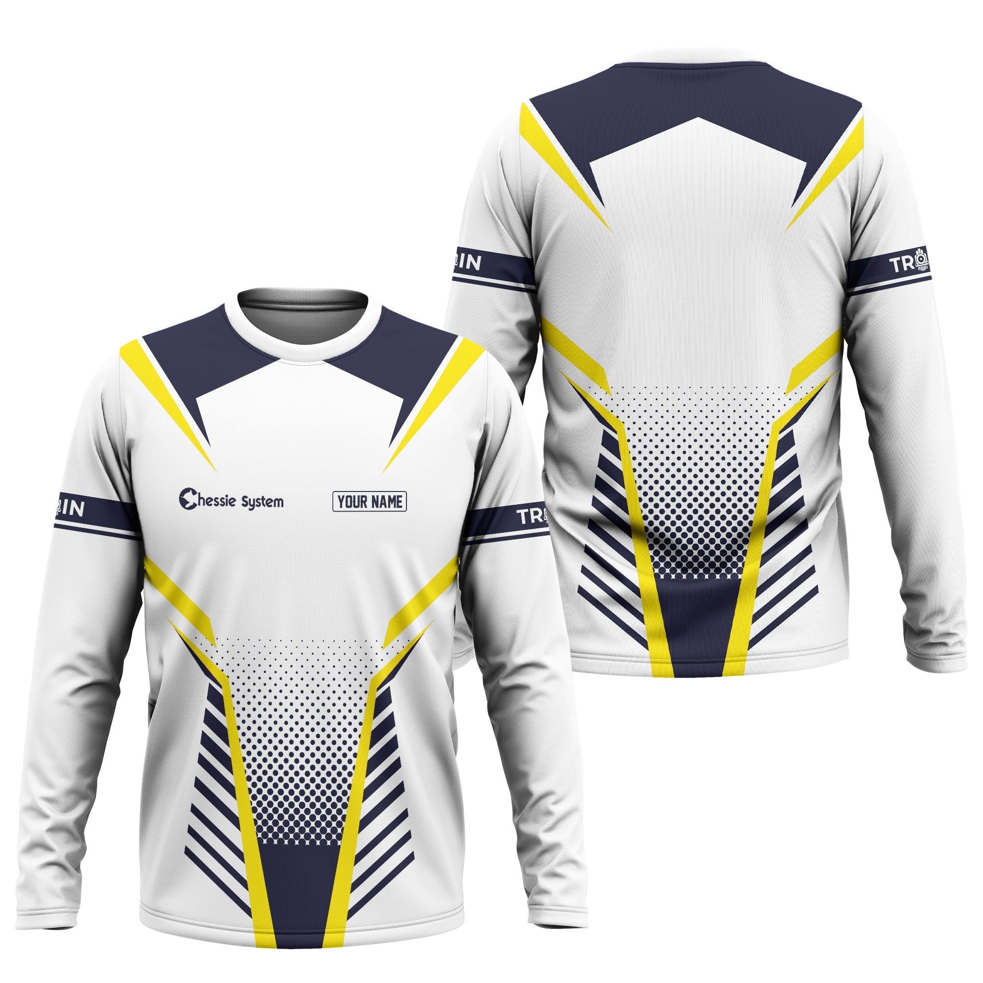 Railspirit Personalized Chessie System Railroad Long Sleeve Shirt Unisex Train Shirt All Over Print