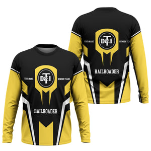 Railspirit Personalized Detroit Toledo And Ironton Railroad Long Sleeve Shirt Custom Year Railroader Shirt Gift Idea For Train Lover