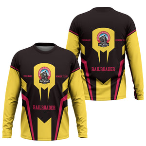 Railspirit Personalized Durango And Silverton Narrow Gauge Railroad Long Sleeve Shirt Custom Year Railroader Shirt