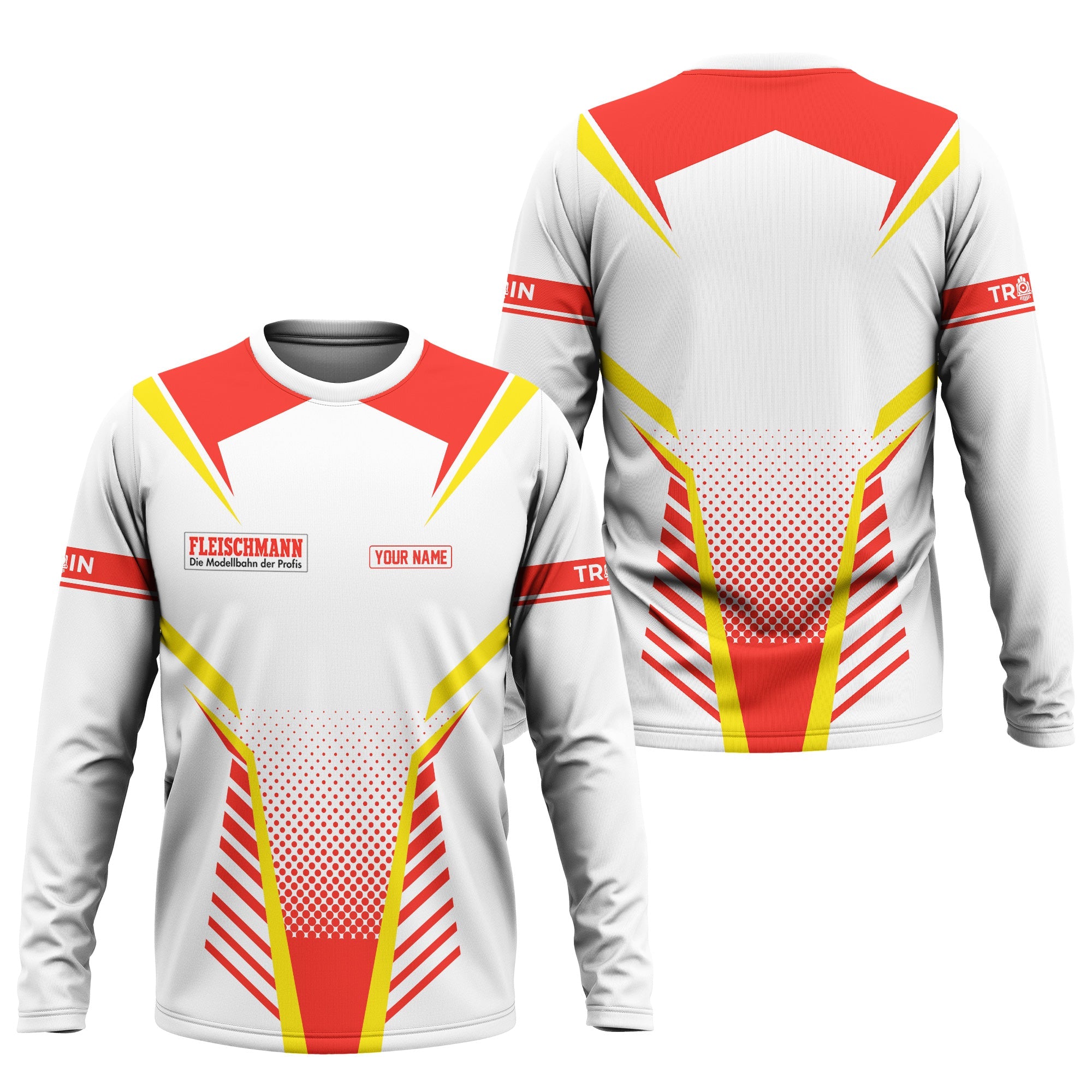 Railspirit Personalized Fleischmann And Western Railroad Long Sleeve Shirt Unisex Train Shirt All Over Print