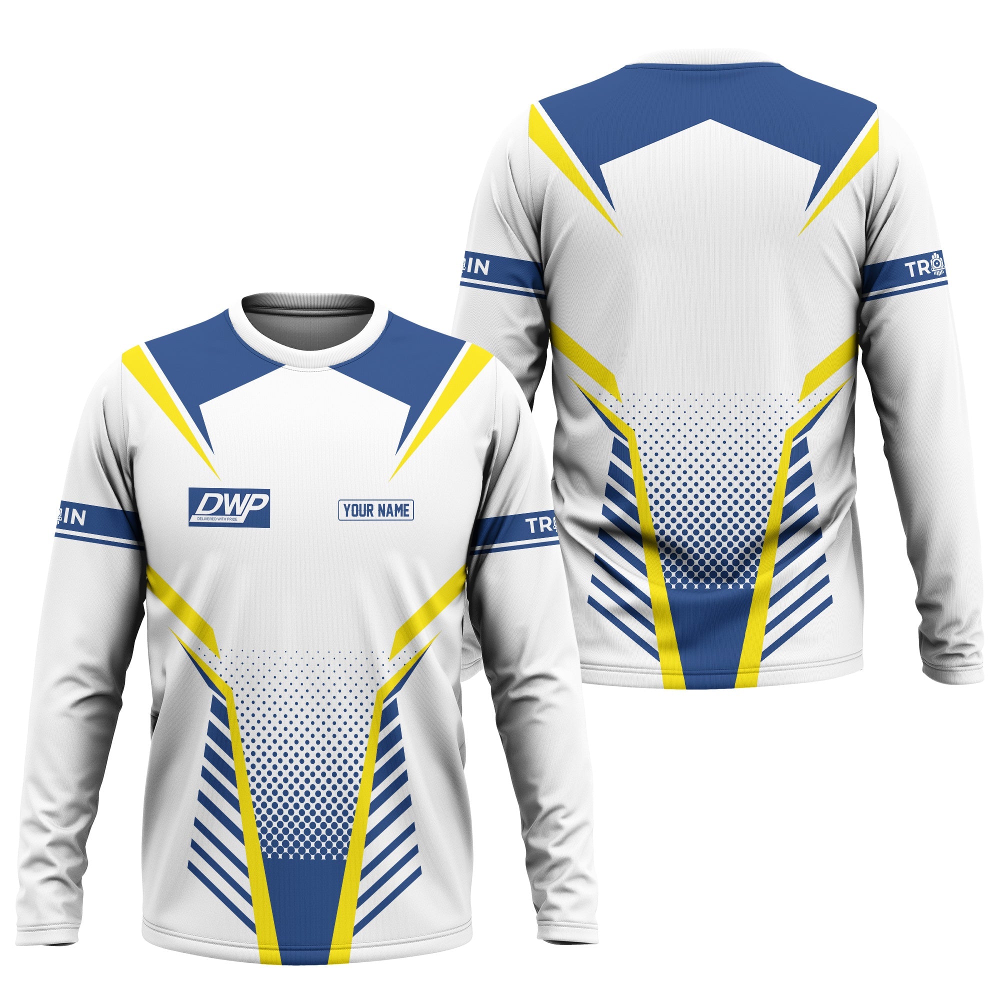 Railspirit Personalized Duluth, Winnipeg and Pacific Railway Long Sleeve Shirt Unisex Train Shirt All Over Print