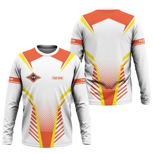 Railspirit Personalized Texas and Pacific Railway Long Sleeve Shirt Unisex Train Shirt All Over Print