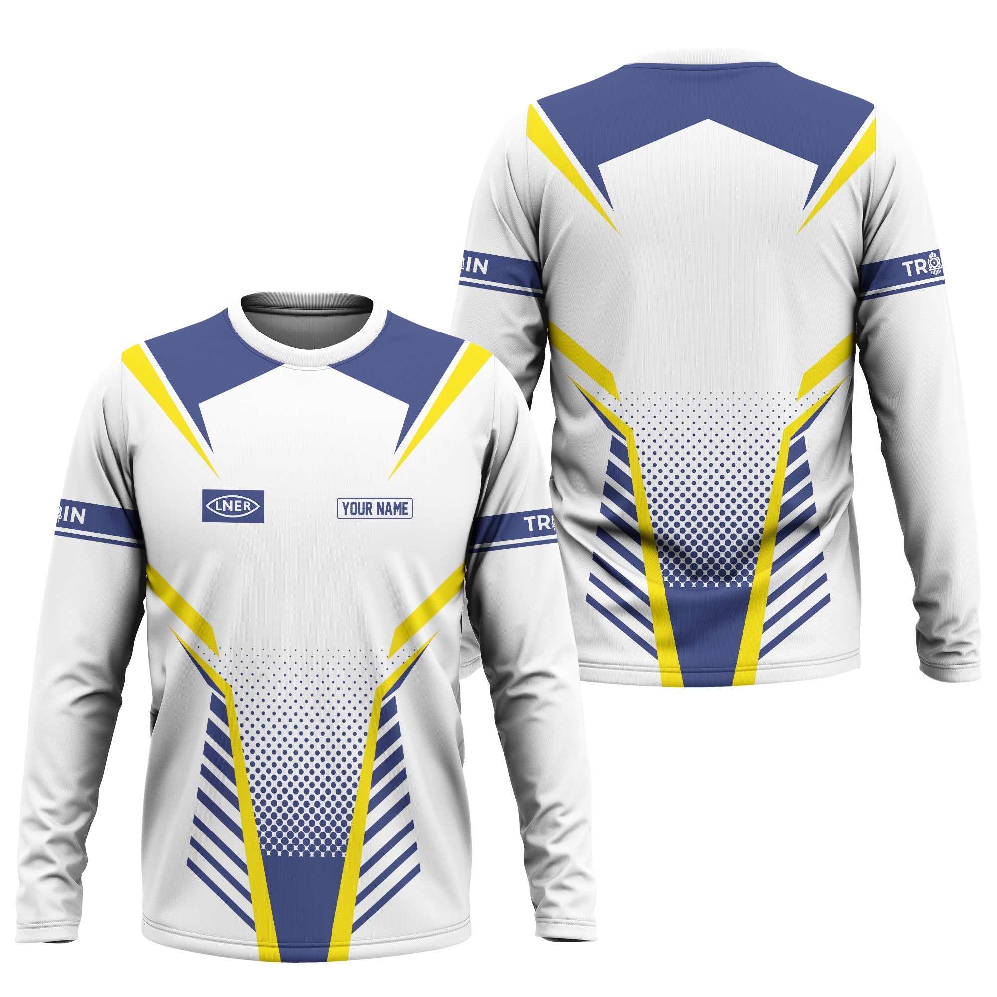 Railspirit Personalized London and North Eastern Railway Long Sleeve Shirt Unisex Train Shirt All Over Print