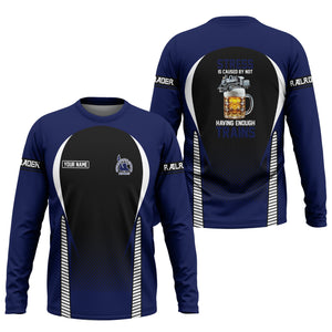 Railspirit Personalized Jersey Central Railroad Long Sleeve Shirt Train Long Sleeve Shirt Gift Idea For Train Lover