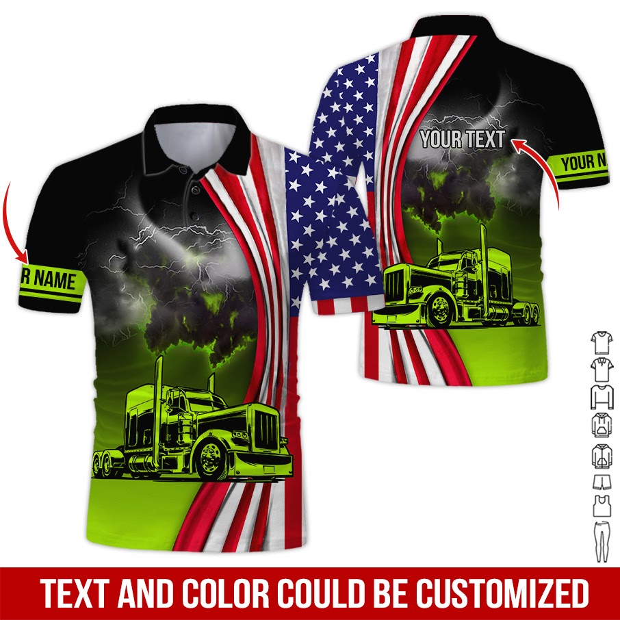 Custom Text and Truck Driver Uniform Printed Styles, Perfect for Trucker Enthusiasts