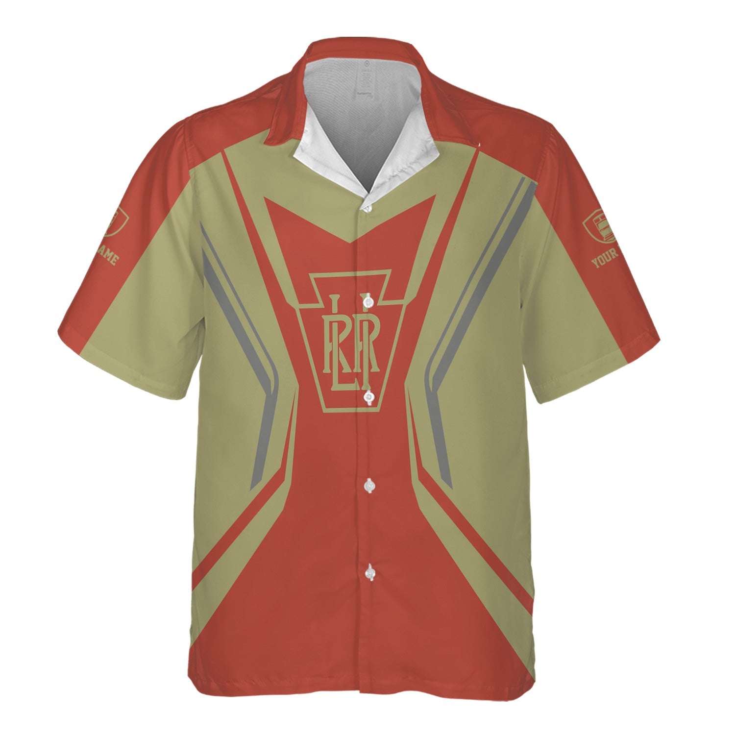 Railspirit Personalized Long Island Railroad Hawaiian Shirt Unique Style with Custom Job Train Shirt