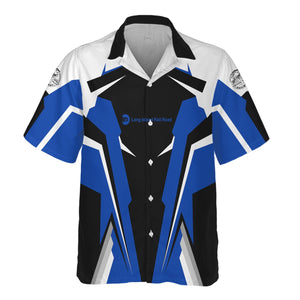 Railspirit Personalized Long Island Railroad Hawaiian Shirt Strong Line Style Train Unisex Shirt All Over Print