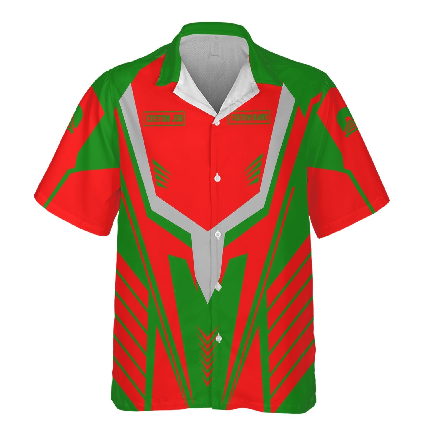 Railspirit Personalized Elgin Joliet And Eastern Railroad Hawaiian Shirt Workwear-Inspired with Custom Position Train Shirt