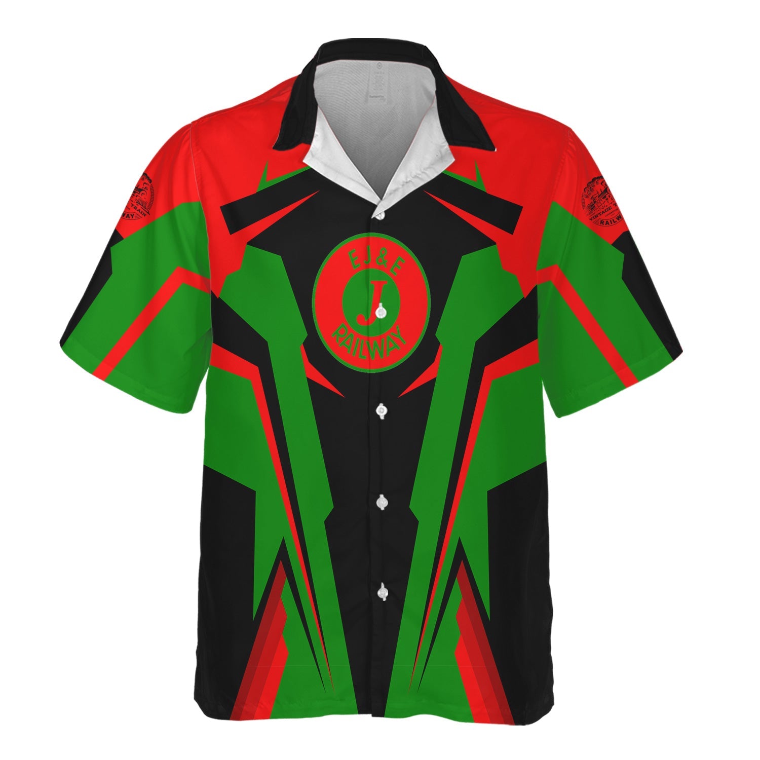 Railspirit Personalized Elgin Joliet And Eastern Railroad Hawaiian Shirt Strong Line Style Train Unisex Shirt All Over Print