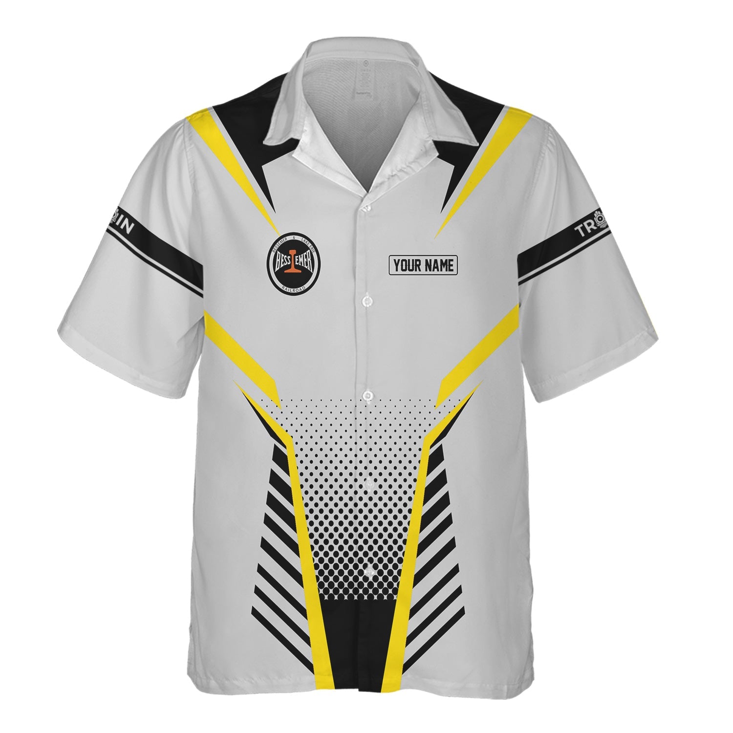 Railspirit Personalized Bessemer And Lake Erie Railroad Hawaiian Shirt Unisex Train Shirt All Over Print