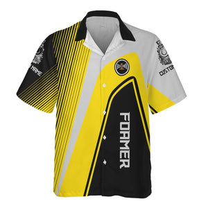 Railspirit Personalized Bessemer And Lake Erie Railroad Hawaiian Shirt Vibrant Striking Style Shirt For Rail Enthusiasts