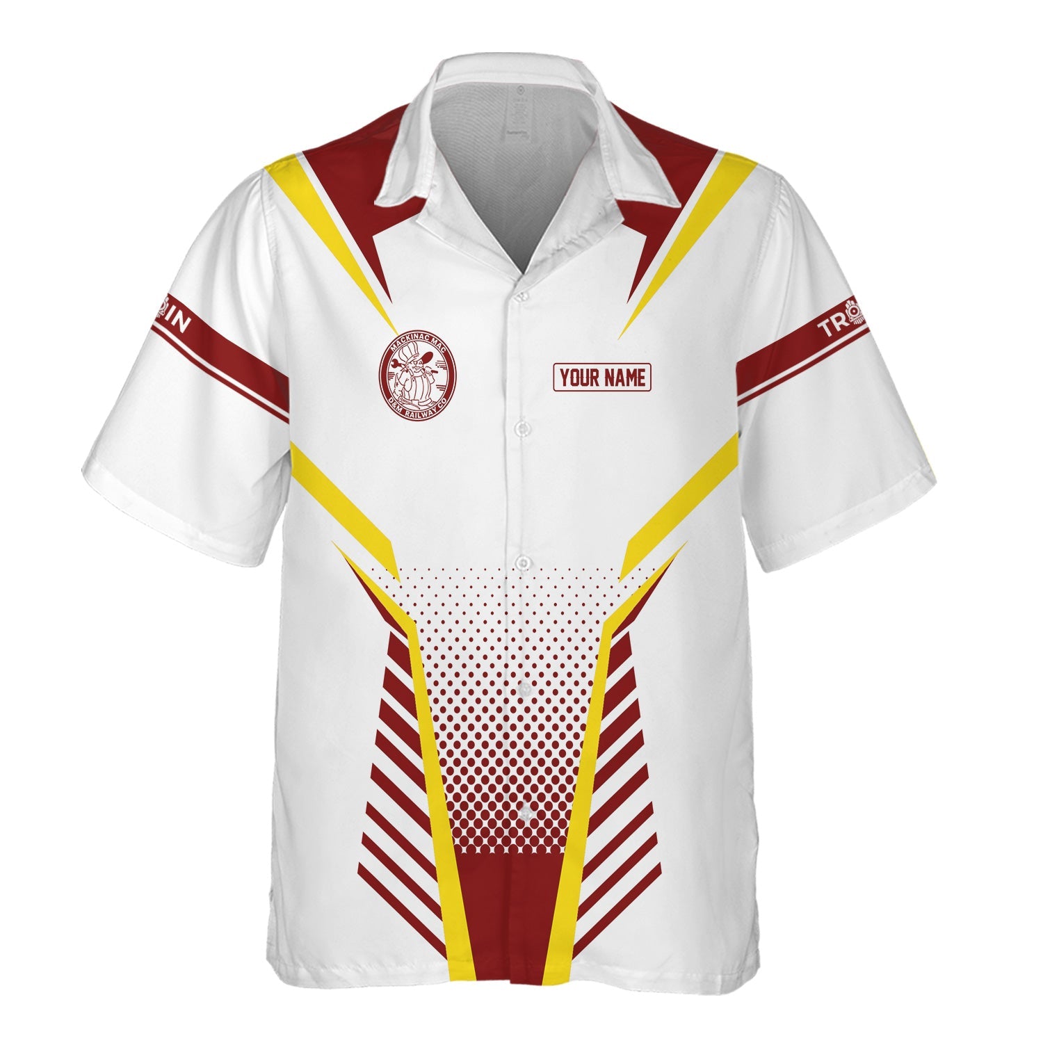 Railspirit Personalized Detroit & Mackinac Railroad Hawaiian Shirt Unisex Train Shirt All Over Print