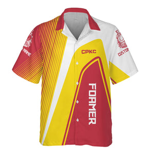 Railspirit Personalized Canadian Pacific Kansas City Hawaiian Shirt Vibrant Striking Style CPKC Shirt For Rail Enthusiasts