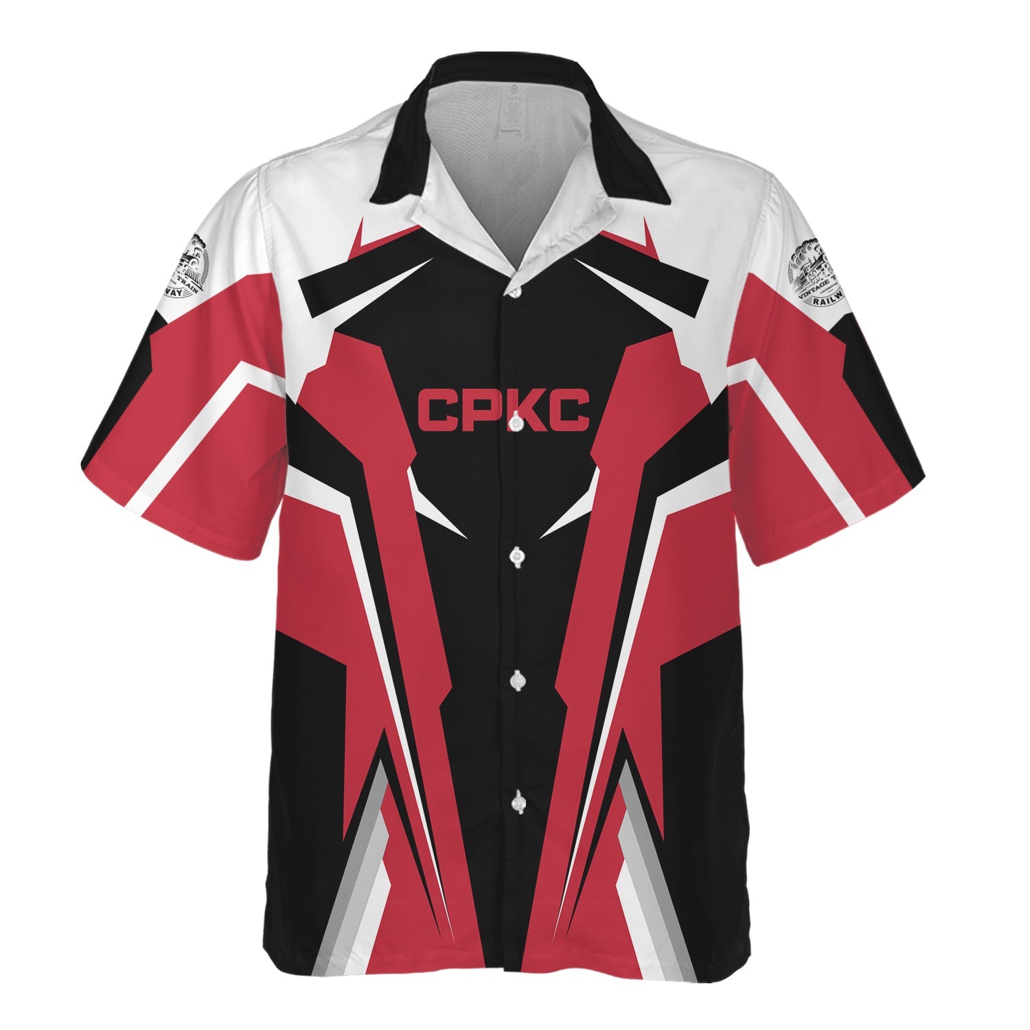 Railspirit Personalized Canadian Pacific Kansas City Hawaiian Shirt CPKCStrong Line Style Train Unisex Shirt All Over Print