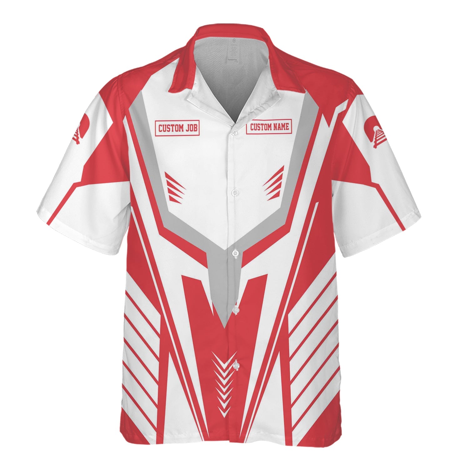 Railspirit Personalized Kansas City Southern Hawaiian Shirt Workwear-Inspired with Custom Position Train Shirt