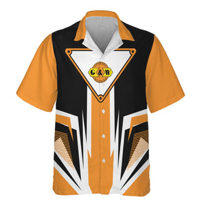 Railspirit Genesee & Wyoming Inc. Railroad Hawaiian Shirt Bold Graphic Style All Over Printed Shirt