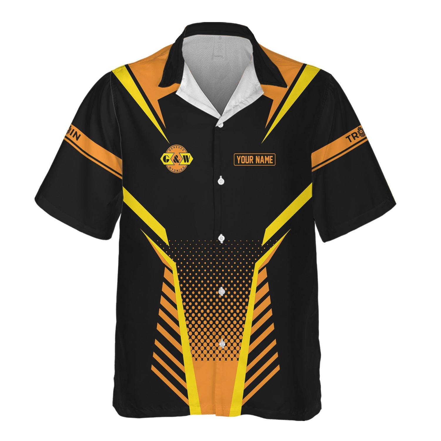 Railspirit Personalized Genesee & Wyoming Inc. Railroad Hawaiian Shirt Unisex Train Shirt All Over Print