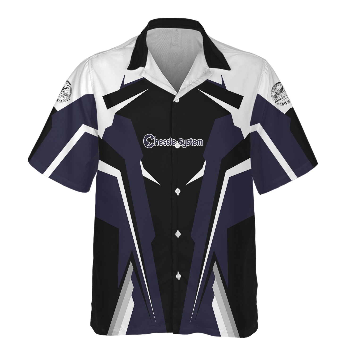 Railspirit Personalized Chessie System Railroad Hawaiian Shirt Strong Line Style Train Unisex Shirt All Over Print