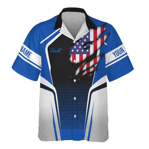 Railspirit Personalized Conrail Railroad Hawaiian Shirt American Eagle Vintage Train Shirt