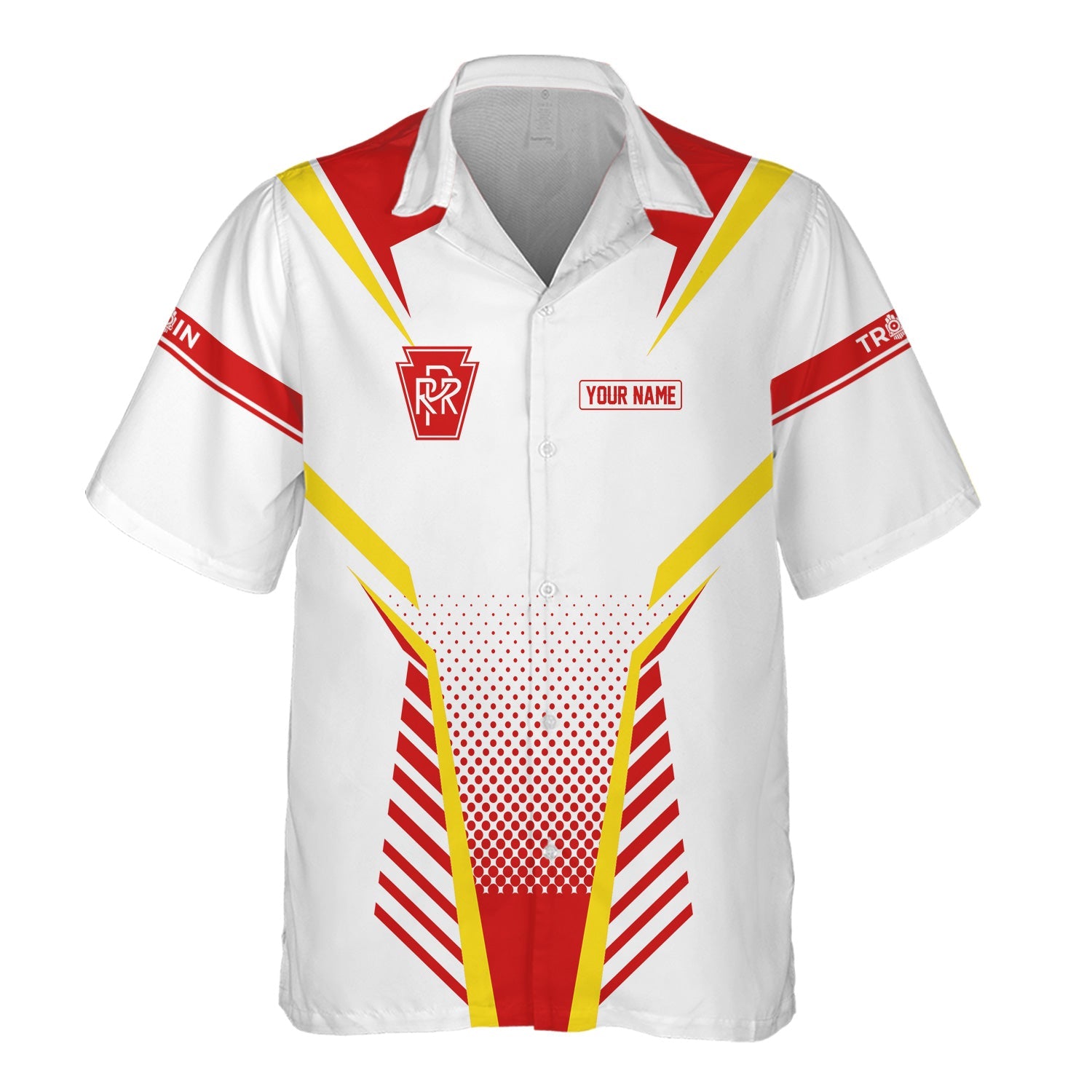 Railspirit Personalized Pennsylvania Railroad Hawaiian Shirt Unisex Train Shirt All Over Print