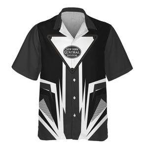 Railspirit New York Central Railroad Hawaiian Shirt Bold Graphic Style All Over Printed Shirt