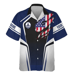 Railspirit Personalized Baltimore and Ohio Railroad Hawaiian Shirt American Eagle Vintage Train B&O Shirt