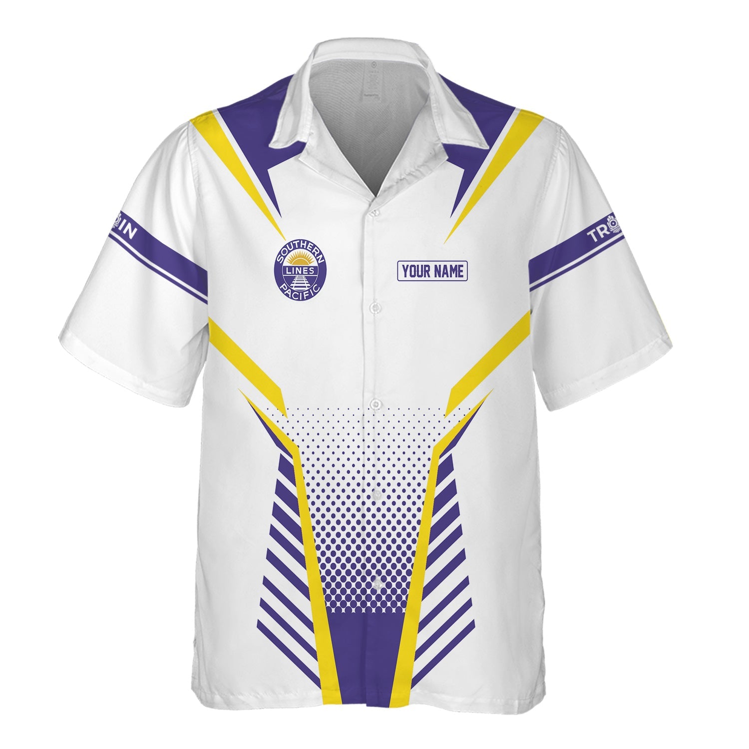 Railspirit Personalized Southern Pacific Railroad Hawaiian Shirt Unisex Train Shirt All Over Print