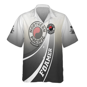 Railspirit Personalized Northern Pacific Railway Hawaiian Shirt Railway-Themed Style Shirt Gift Idea For Trainspotter