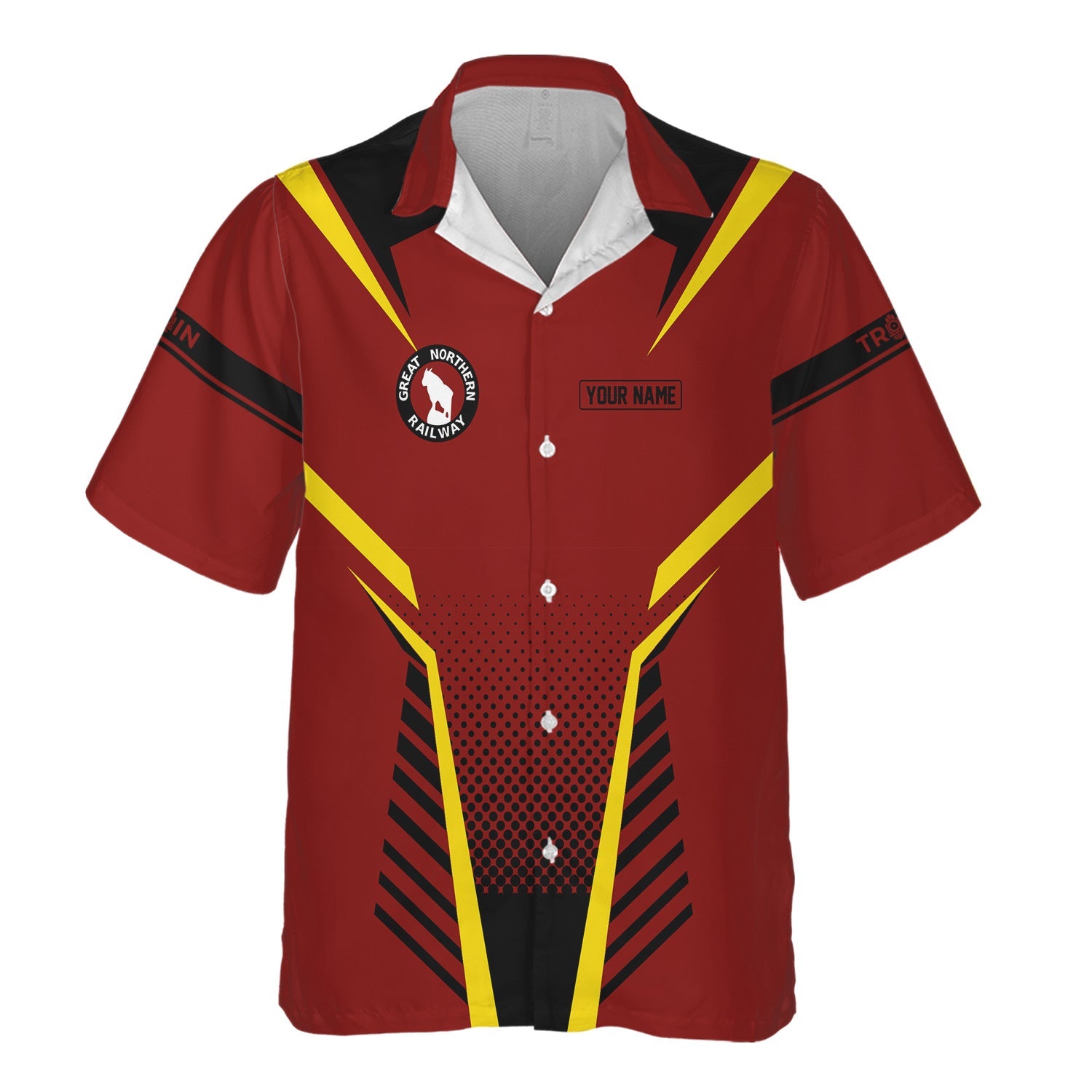 Railspirit Personalized Great Northern Railway Hawaiian Shirt Unisex GNR Train Shirt All Over Print