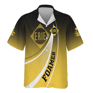 Railspirit Personalized Erie Railroad Hawaiian Shirt Railway-Themed Style Shirt Gift Idea For Trainspotter