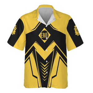 Railspirit Personalized Erie Railroad Hawaiian Shirt Railway Trainspotter Style Shirt Gift Idea For Foamers