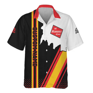 Railspirit Personalized Chicago, Milwaukee, St. Paul and Pacific Railroad Hawaiian Shirt Milwaukee Road All Over Printed Unisex Shirt